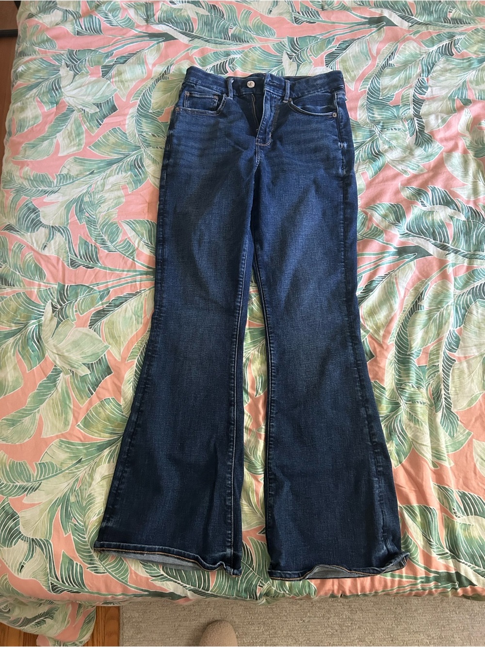 American Eagle Outfitters Dark Blue Flare Jeans